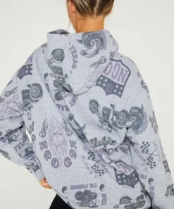 New Girl Order RACER FLAG HOODIE