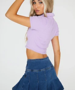 New Girl Order Fluffy Polo Top