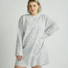 New Girl Order Tops Manifesto Repeat Sweatshirt Dress Curve
