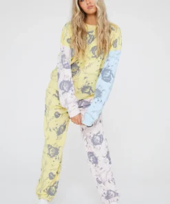 New Girl Order Tops Bear Panel Sweat